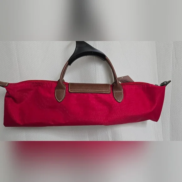 EUC Longchamp Foldable Red Tote Bag